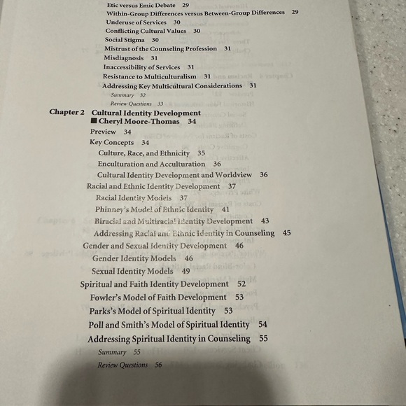 Developing Multicultural Counseling Competence A Systems Approach 2nd
Ed. Erford - Picture 11 of 14